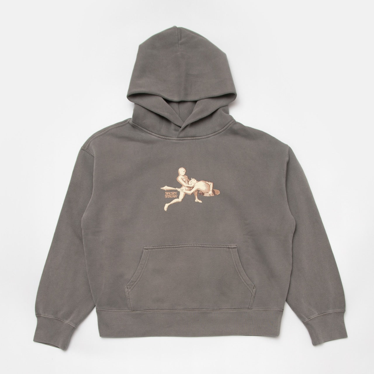 DIVORCE HOODIE - FADED GREY - ENBY FIT