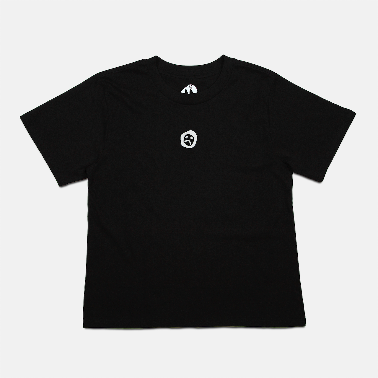 HARVEY LOGO T-SHIRT - BLACK - ENBY FIT