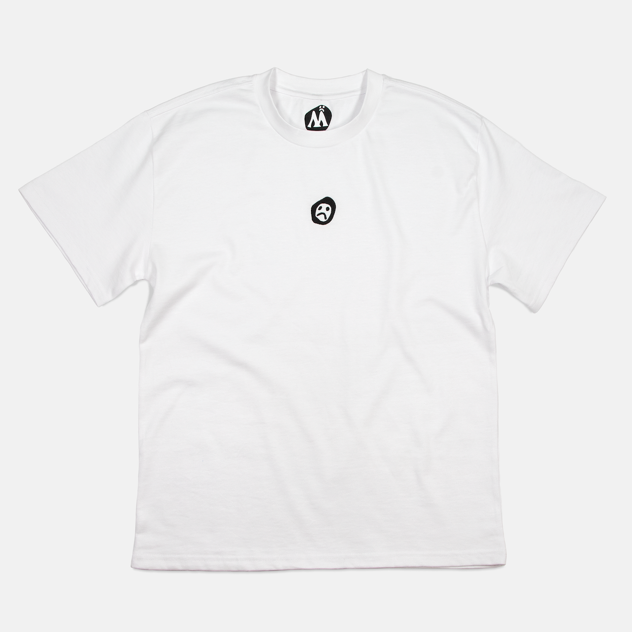 HARVEY LOGO T-SHIRT - WHITE - HEAVY