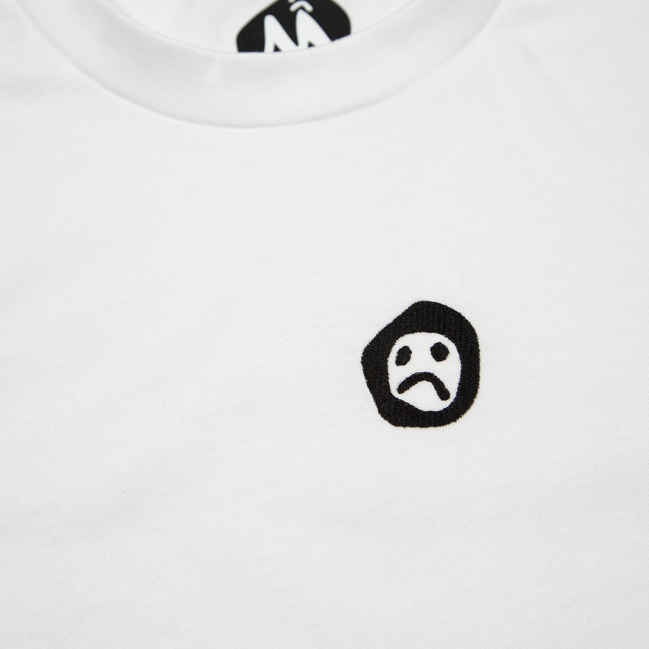 HARVEY LOGO T-SHIRT - WHITE - HEAVY