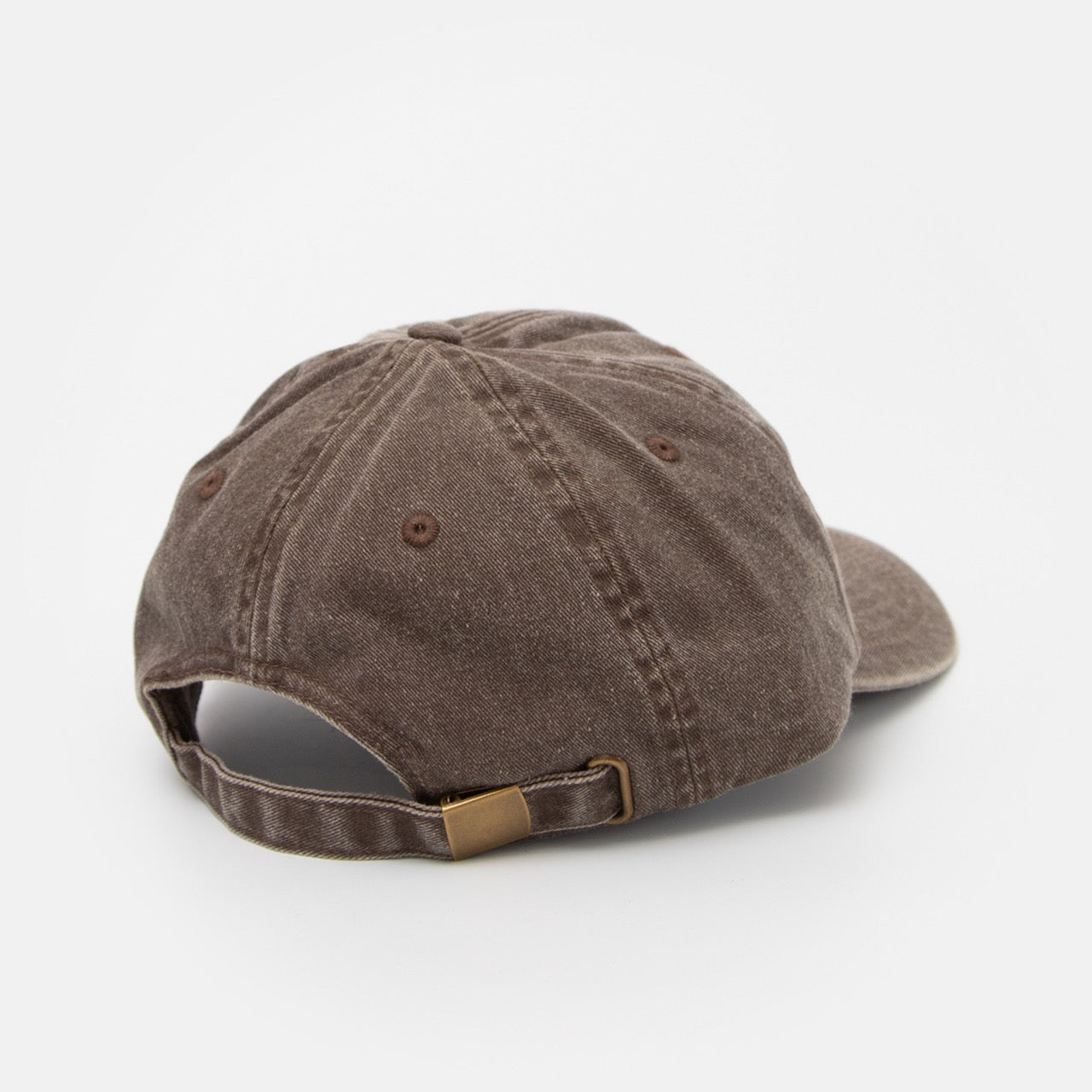 LOGO CAP - WASHED BROWN / PINK