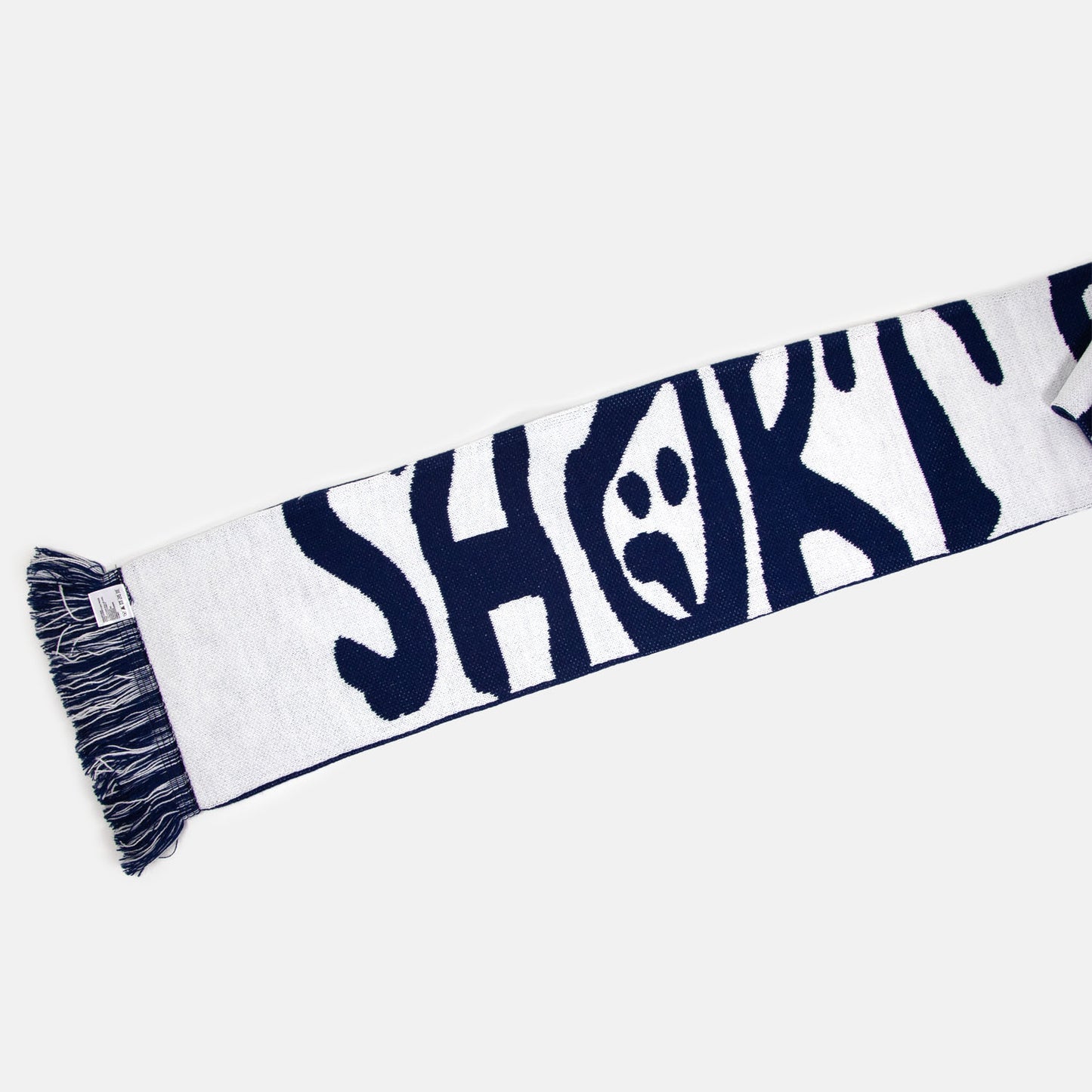 LEGSLEY SCARF - MIDNIGHT / WHITE