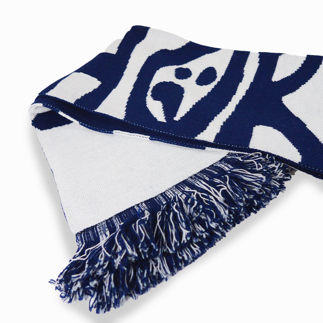 LEGSLEY SCARF - MIDNIGHT / WHITE