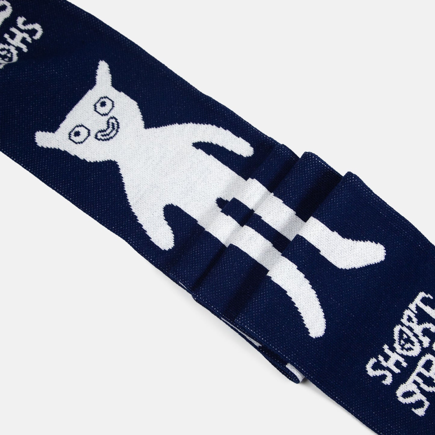 LEGSLEY SCARF - MIDNIGHT / WHITE
