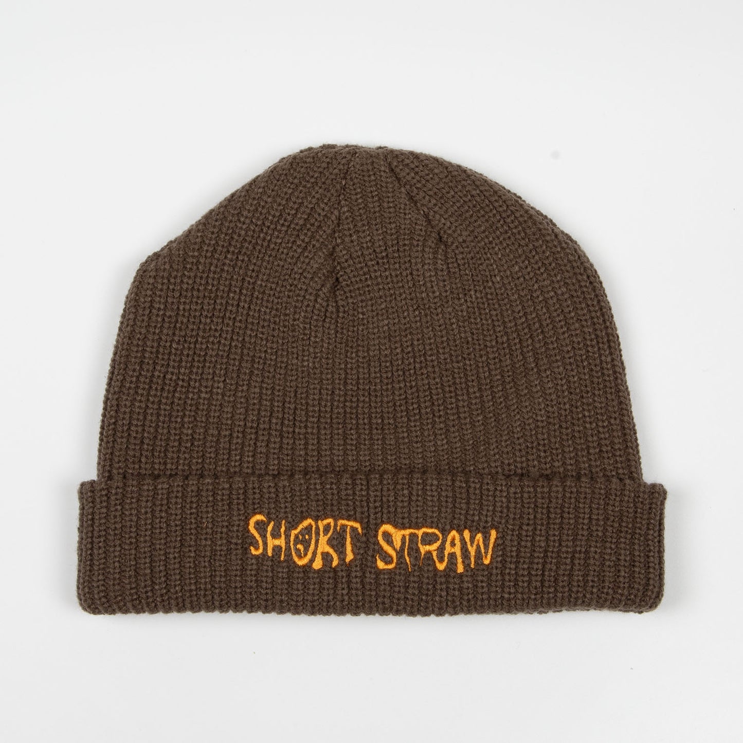Warped Beanie - Brown / Orange
