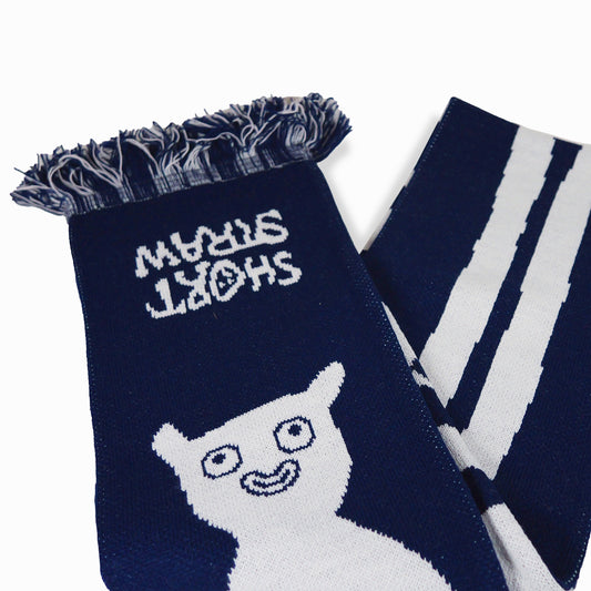 LEGSLEY SCARF - MIDNIGHT / WHITE