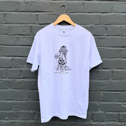 Short Straw x Lost Art - Bangerang T-Shirt - White