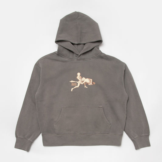 DIVORCE HOODIE - FADED GREY - ENBY FIT