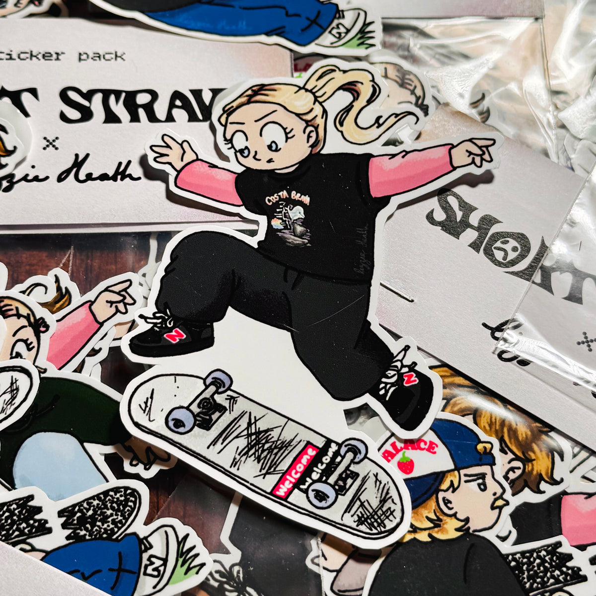 Short Straw x Lizzie Heath Sticker Pack
