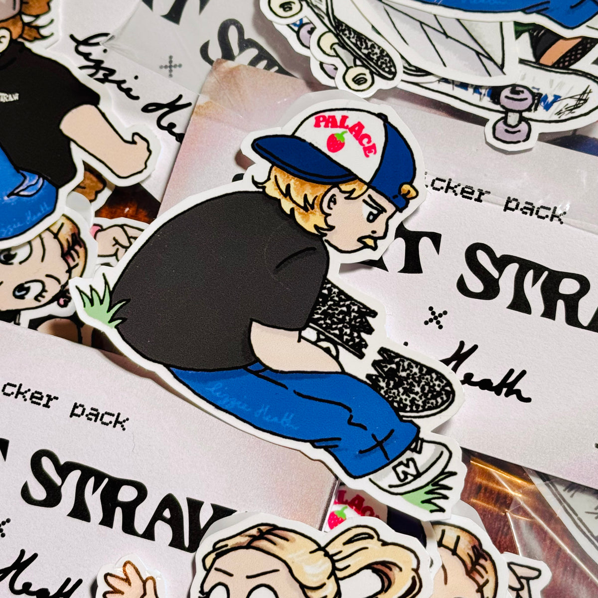 Short Straw x Lizzie Heath Sticker Pack