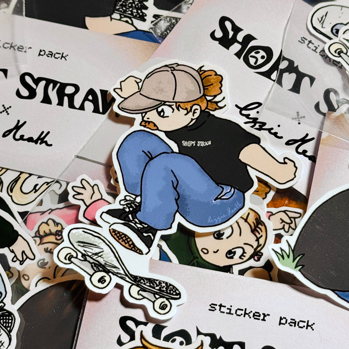 Short Straw x Lizzie Heath Sticker Pack