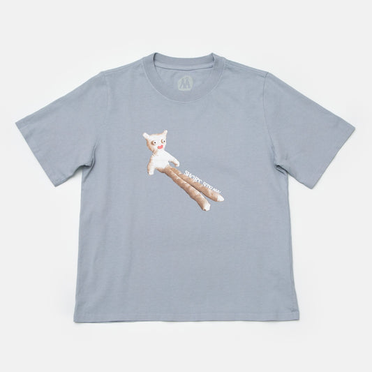 LEGSLEY T-SHIRT - FADED BLUE - ENBY FIT