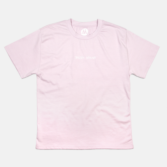 SHORT STRAW LOGO T-SHIRT - ORCHID