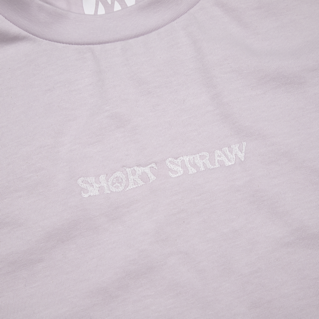 SHORT STRAW LOGO T-SHIRT - ORCHID