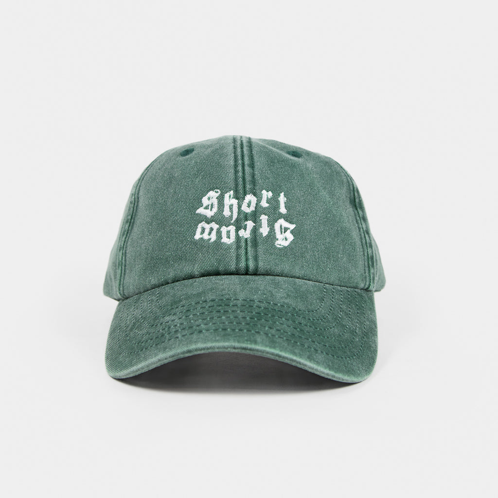 Bat Cap - Washed Green / White