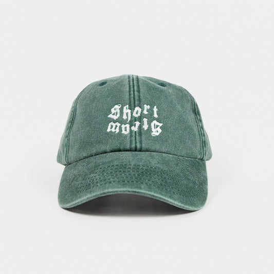 Bat Cap - Washed Green / White