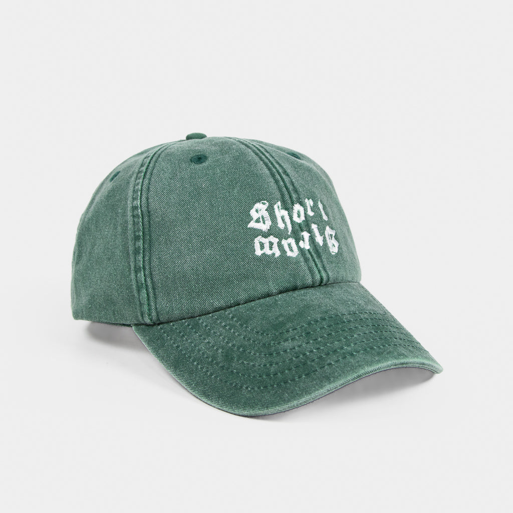 Bat Cap - Washed Green / White