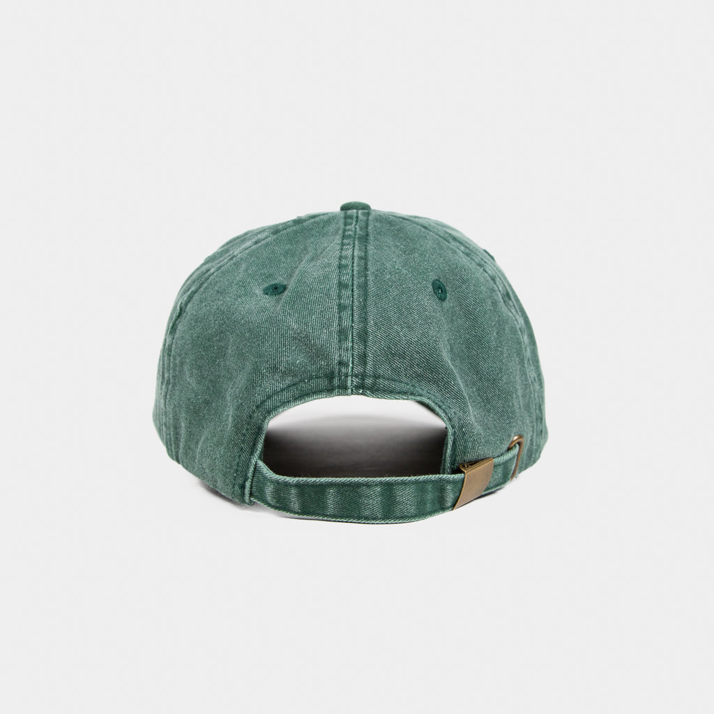 Bat Cap - Washed Green / White