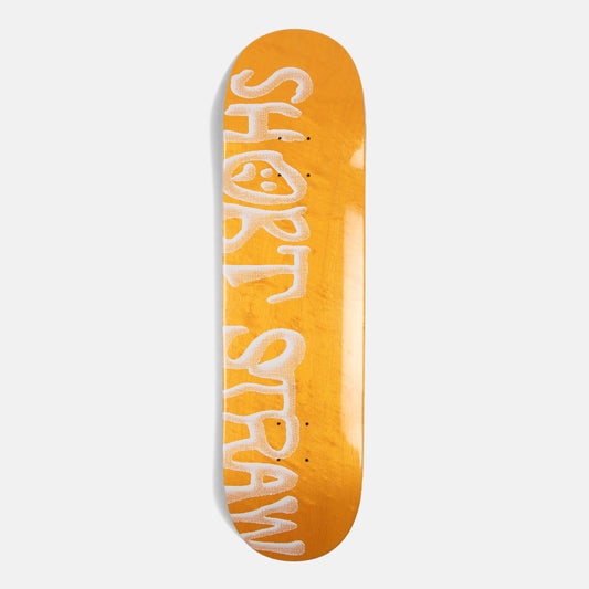 8.25” Warped Logo Deck - Orange Stain