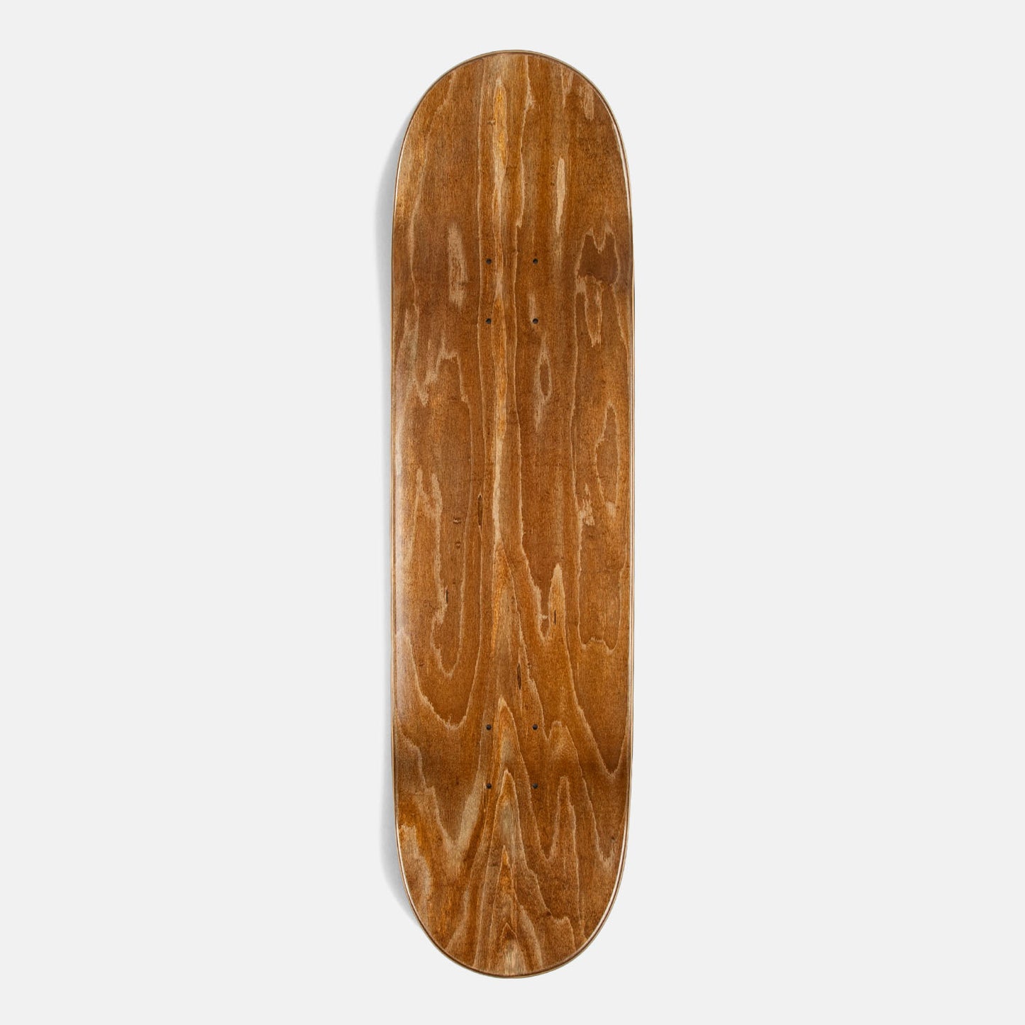 8.5” Warped Logo Deck - Black Stain